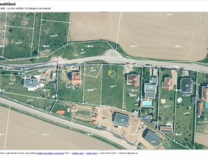 Prodej stavební parcely 1233 m² Dobev