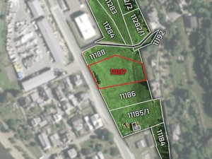 Prodej komerčního pozemku 2271 m² Vsetín