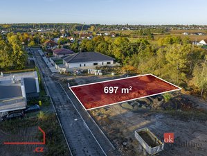 Prodej stavební parcely 697 m² Jirny