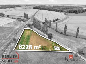 Prodej stavební parcely 6226 m² Zachrašťany