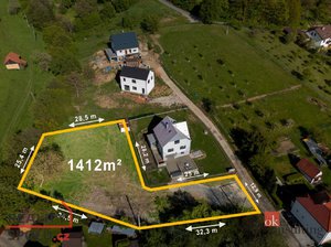 Prodej stavební parcely 1310 m² Horní Lhota