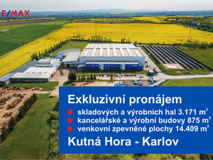 Pronájem výrobního objektu 18455 m² Kutná Hora