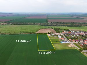 Prodej komerčního pozemku 11000 m² Tasovice