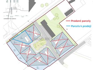 Prodej stavební parcely 900 m² Všeruby