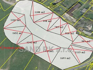 Prodej stavební parcely 1693 m² Vlkanov