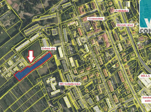 Prodej stavební parcely 4125 m² Litomyšl