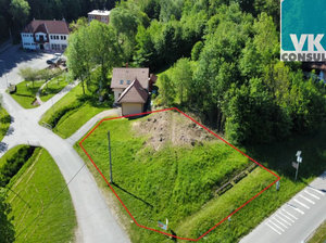 Prodej stavební parcely 1037 m² Horní Újezd