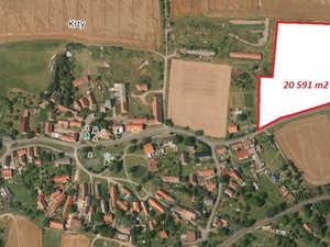 Prodej komerčního pozemku 20591 m² Krty