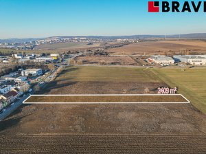 Prodej stavební parcely 2409 m² Brno