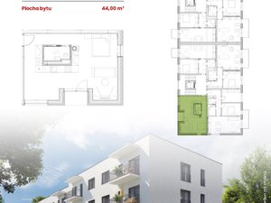 Prodej bytu 1+kk, garsoniery 44 m² Lipník nad Bečvou