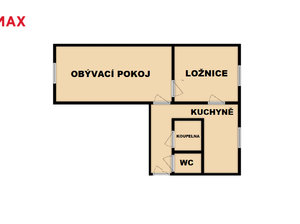 Prodej bytu 2+1 52 m² Chlumčany