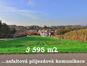 Prodej stavební parcely 3595 m² Sedlejov