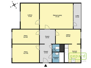 Prodej bytu 5+1 a více 90 m² Česká Lípa