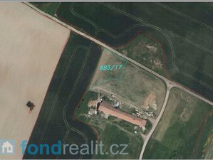 Prodej zemědělské půdy 1341 m² Štítary