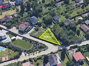 Prodej stavební parcely 654 m² Praha