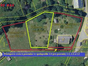 Prodej stavební parcely 1150 m² Malá Morava