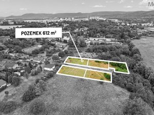 Prodej stavební parcely 612 m² Teplice