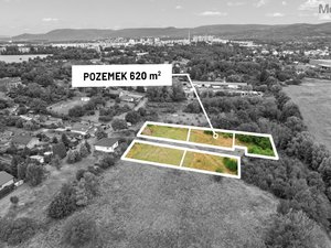 Prodej stavební parcely 620 m² Teplice