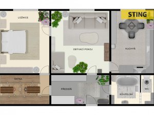 Prodej bytu 2+1 43 m² Orlová