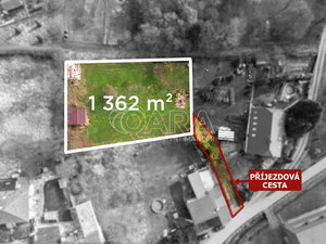 Prodej stavební parcely 1362 m² Jistebník