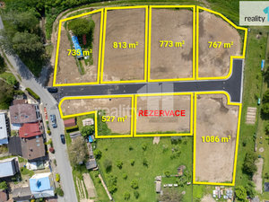 Prodej stavební parcely 527 m² Holešov