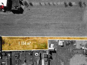 Prodej stavební parcely 1154 m² Lučina