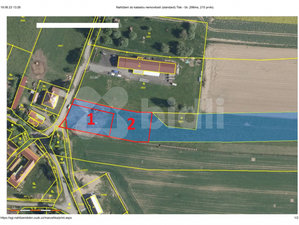 Prodej stavební parcely 1000 m² Bácovice