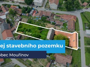 Prodej stavební parcely 1361 m² Mouřínov