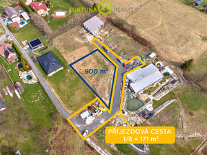 Prodej stavební parcely 1071 m² Veřovice