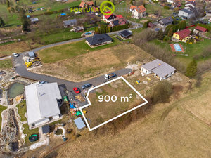 Prodej stavební parcely 1071 m² Veřovice