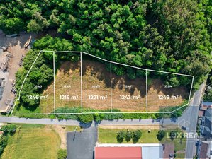 Prodej stavební parcely 1215 m² Trubín