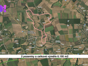 Prodej zemědělské půdy 6195 m² Hruška
