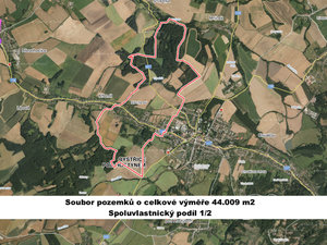 Prodej zemědělské půdy 22005 m² Bystřice pod Hostýnem