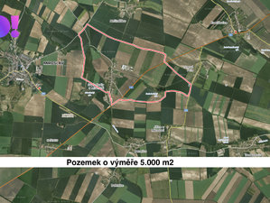 Prodej zemědělské půdy 5000 m² Suchohrdly u Miroslavi