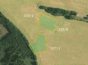 Prodej zemědělské půdy 54782 m² Výžerky