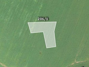 Prodej zemědělské půdy 4392 m² Zbýšov