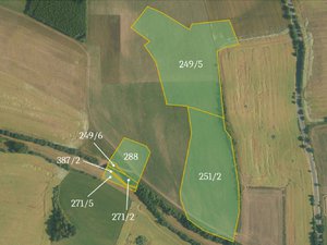 Prodej zemědělské půdy 65561 m² Výžerky