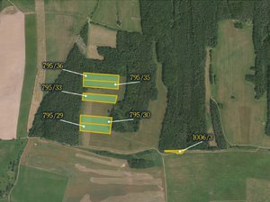 Prodej zemědělské půdy 30138 m² Líšnice