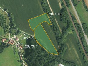 Prodej zemědělské půdy 9739 m² Skrchov