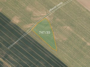 Prodej zemědělské půdy 11527 m² Střemy