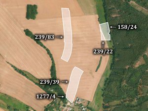 Prodej zemědělské půdy 47924 m² Líšťany