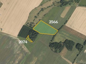 Prodej zemědělské půdy 25101 m² Brodek u Konice