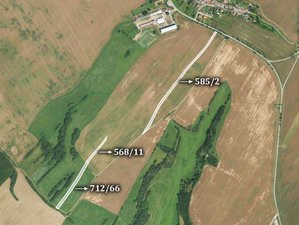 Prodej zemědělské půdy 11825 m² Vilémovice