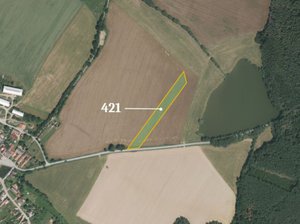 Prodej zemědělské půdy 11805 m² Mysletice