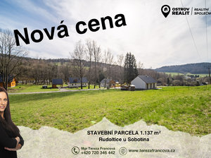 Prodej stavební parcely 1137 m² Sobotín