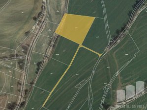 Prodej zemědělské půdy 6358 m² Popovice