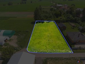 Prodej stavební parcely 1589 m² Moravany
