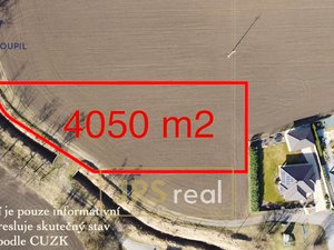 Prodej stavební parcely 4050 m² Hrušovany nad Jevišovkou