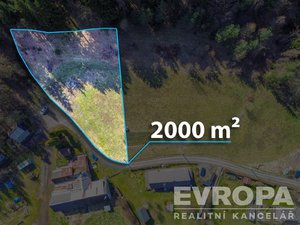 Prodej stavební parcely 1600 m² Mostek