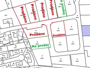 Prodej stavební parcely 1058 m² Černovice